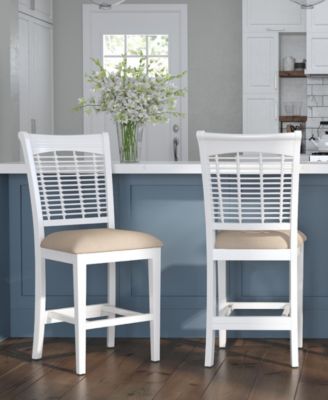 42.5" Wood Bayberry Counter Height Stool