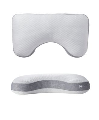 Adjustable Memory Foam Blend Cooling Side Sleeper Pillow, King