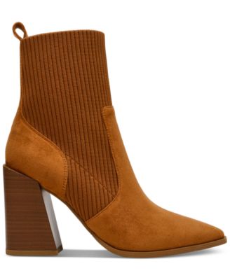 Trinityy Pointed-Toe Pull-On Knit Dress Booties, Created for Macy's