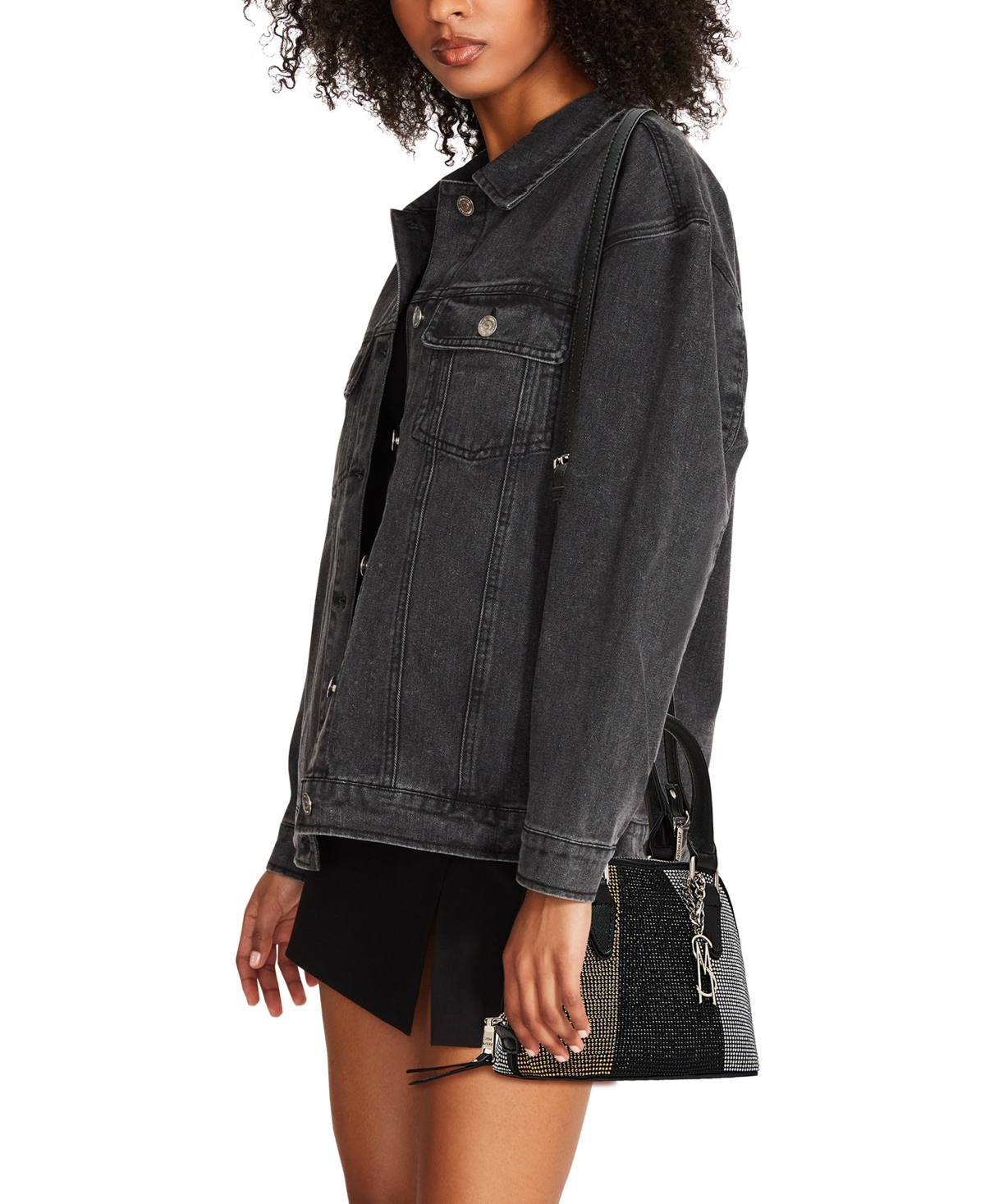 Steve Madden Women's Hope Embellished Mini Top Handle Bag