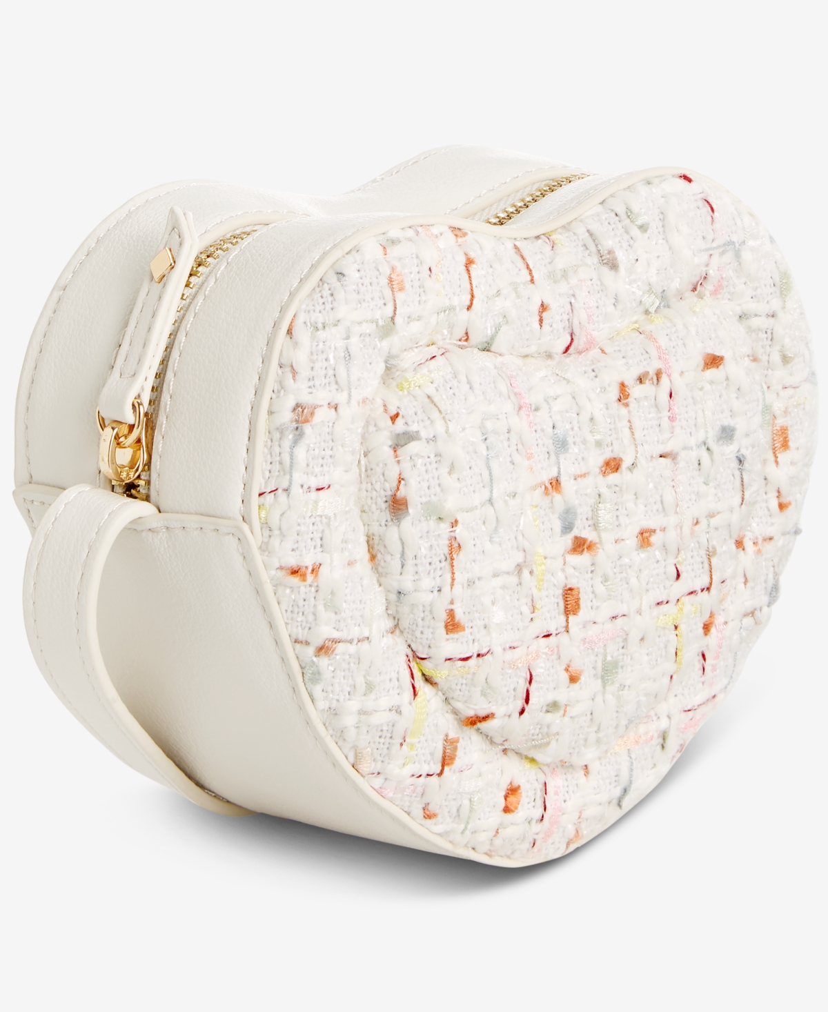 ON 34TH MINI JASMII TWEED HEART CROSSBODY, EXCLUSIVELY AT MACY'S 