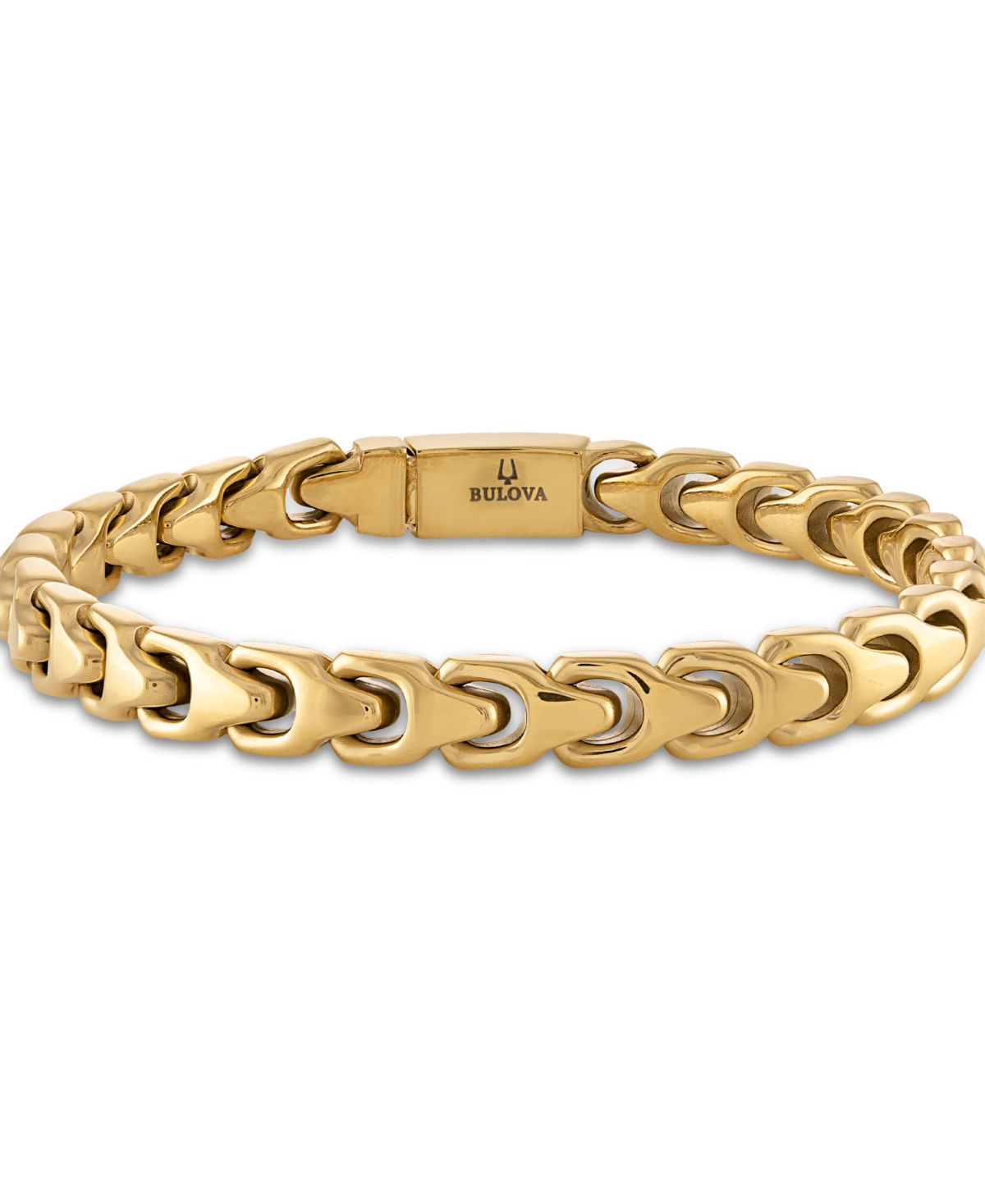 Gold-Tone Stainless Steel Link Bracelet