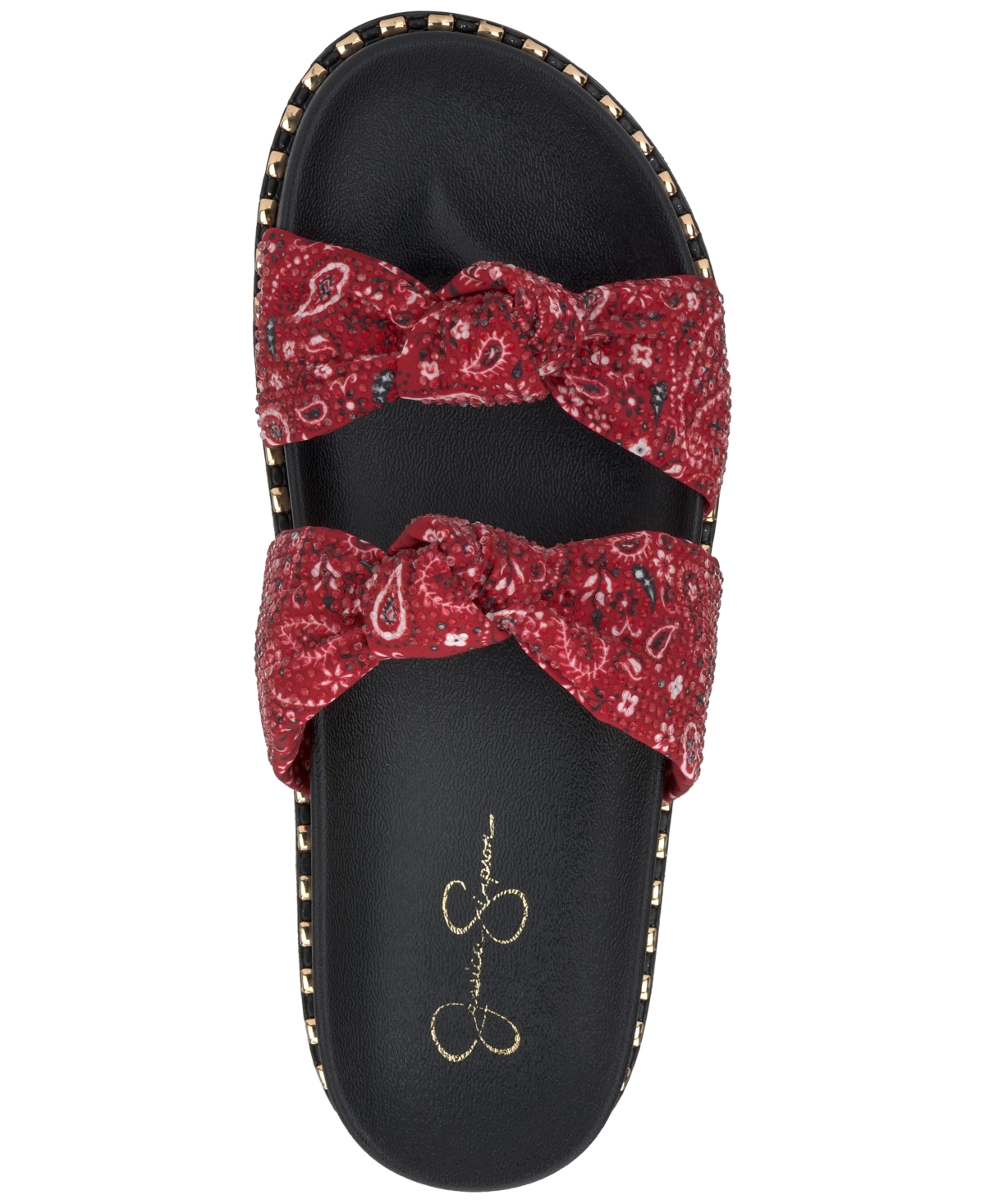 Jessica Simpson Women's Caralyna Knotted Footbed Sandals