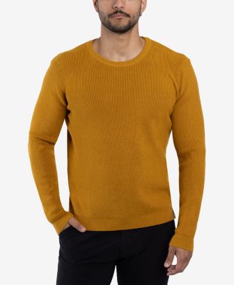 Men's Ribbed Crew Neck Sweater