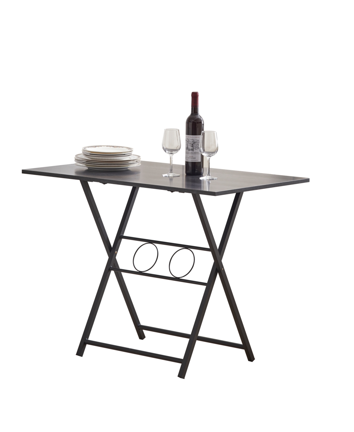 Slickblue Small Foldable Desk for Small Spaces – Multifunctional Computer Table & Writing Workstation, No Assembly Required