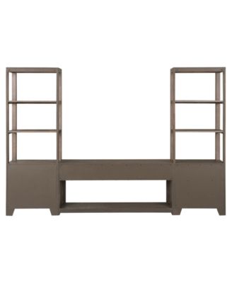 Portmore 60" Wood 3PC TV Console Set (60" Console, 2 Piers)