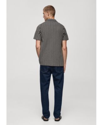 Men's Crochet-Knit Shirt