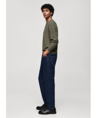 Men's Fine-Knit Cotton Sweater