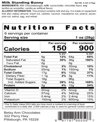 Easter Milk Chocolate Foil Eggs Standing Bunny Bundle, 2 Piece Set