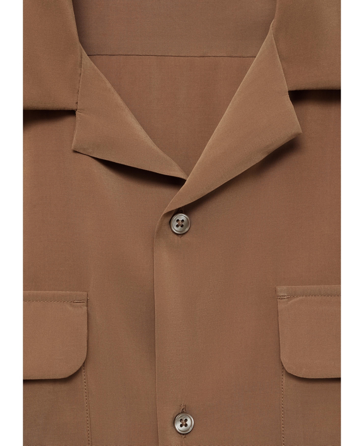 Mango Men's Chest-Pocket Shirt