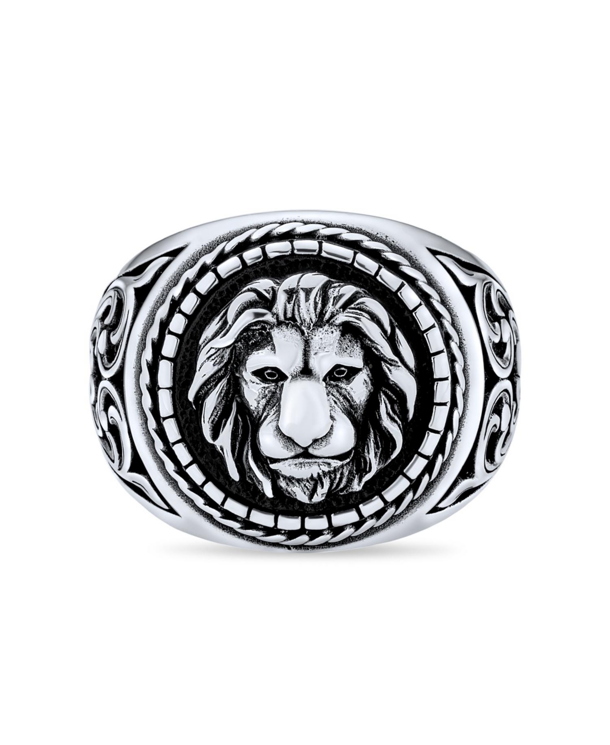 Bling Jewelry Big Statement Biker Style Lion Ring Solid .925 Sterling Silver