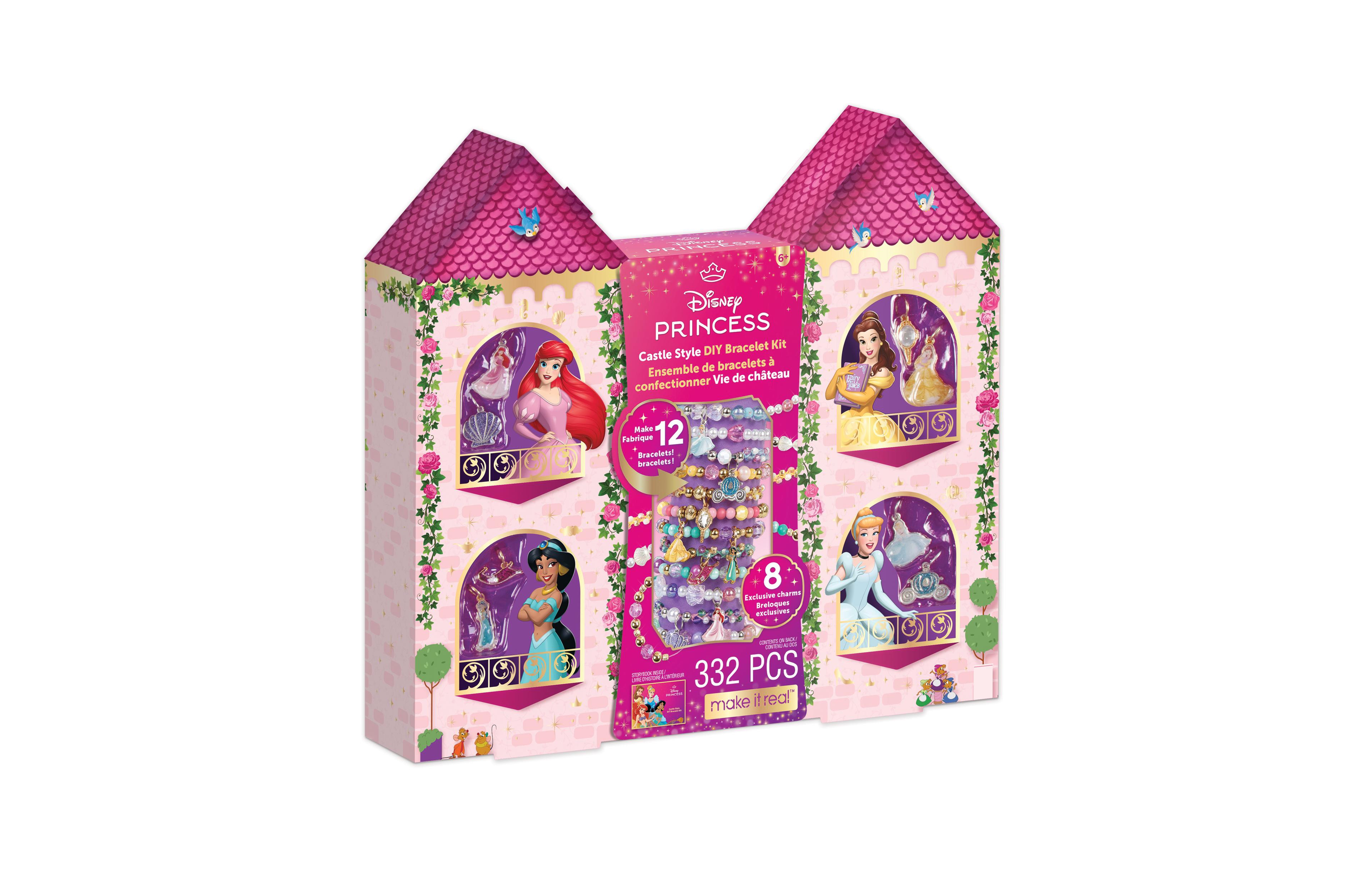 Make It Real Disney Princess Castle Style Diy Bracelet Kit