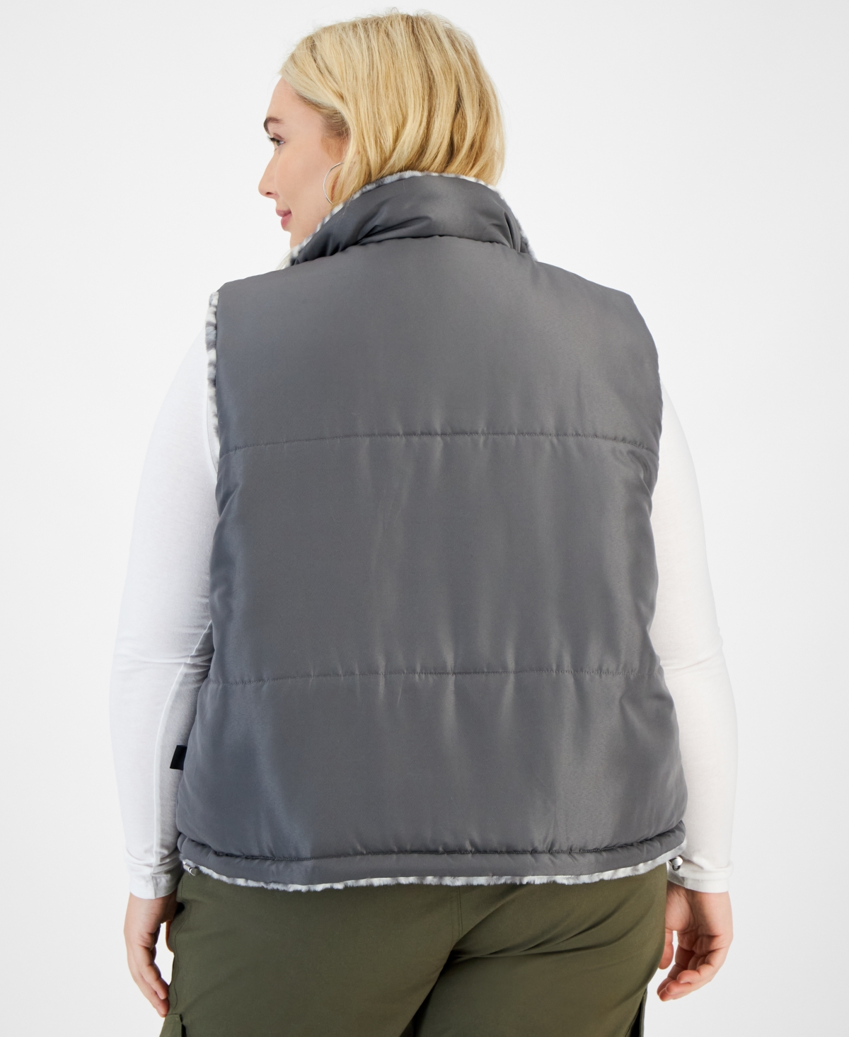 Planet Heart Trendy Plus Size Reversible Vest