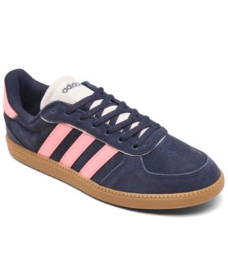 Adidas Women s Breaknet Sleek Suede Casual Sneakers from Finish Line Macy s