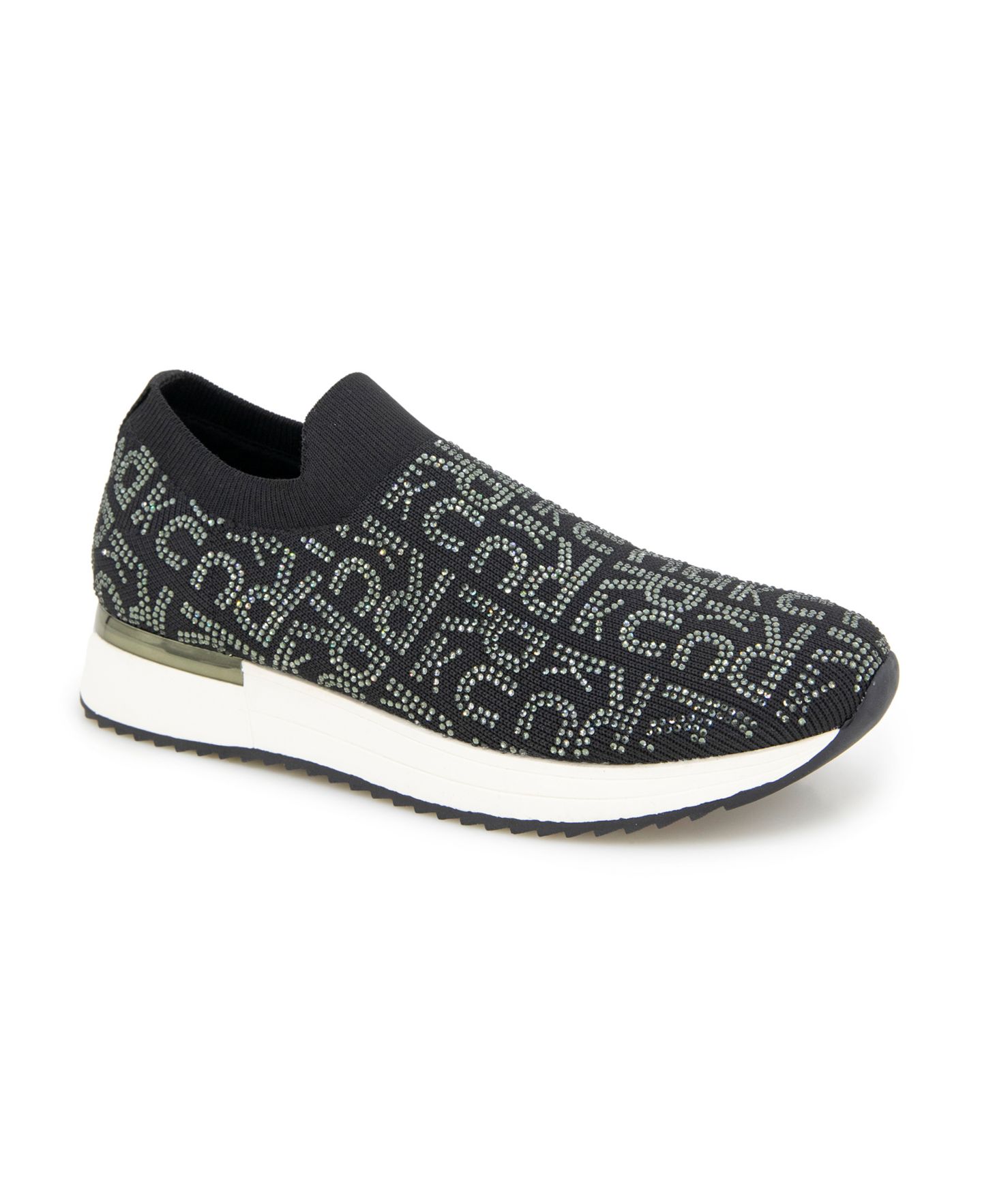 Женские кроссовки Kenneth Cole Reaction Cameron Jewel Jogger Almond Toe, цвет: Чёрный — фото 1