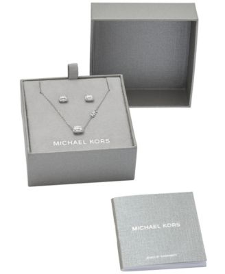 Sterling Silver Necklace and Earrings Set