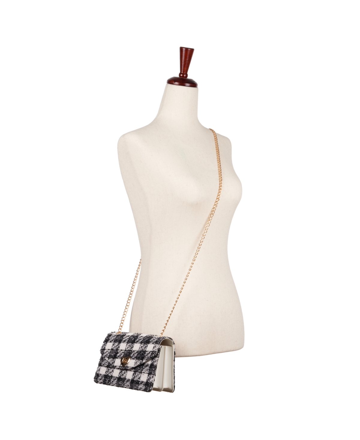 Olivia Miller Amara Crossbody Bag In Black,white