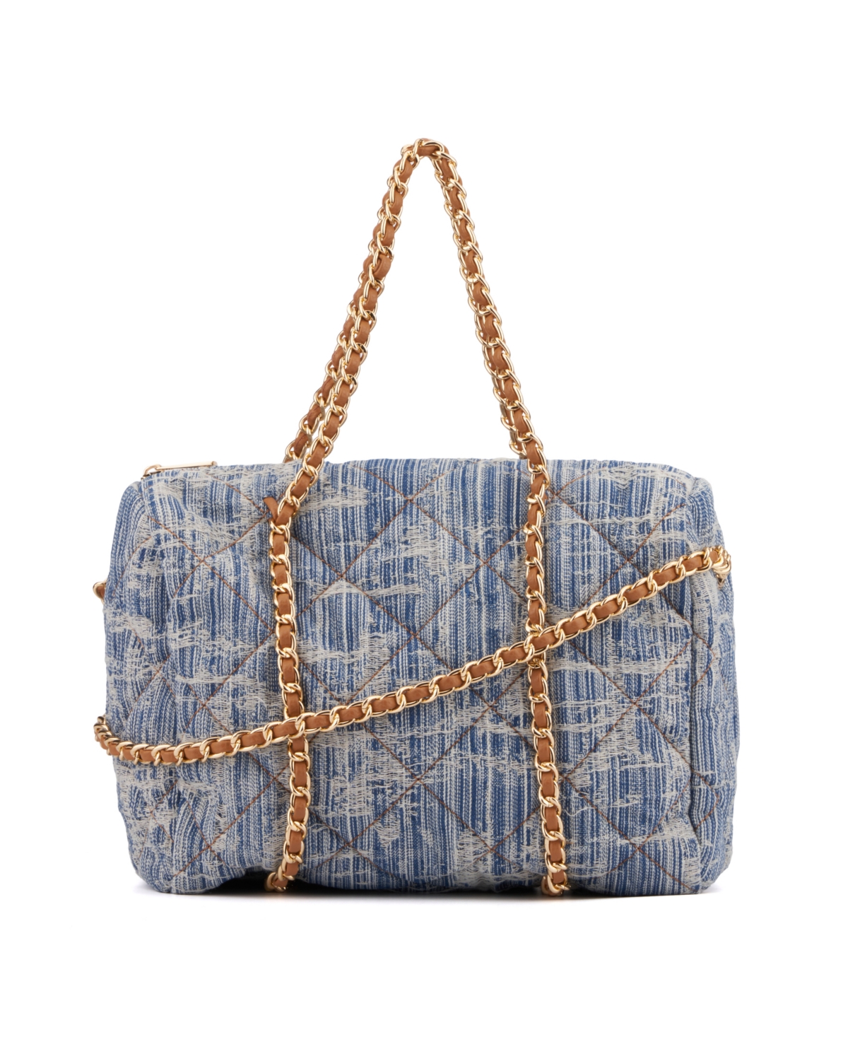 Serafina Duffle Bag - Denim Blue