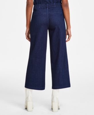 Women's Wide-Leg Cargo Jeans