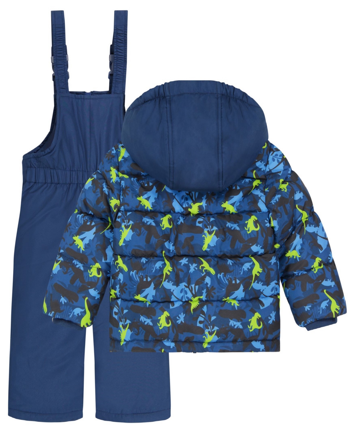 S Rothschild & Co Baby Boys Dino Printed Snowsuit