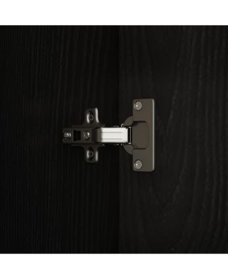 White 2-Door Wardrobe Armoire with 1-Drawers and Hanging Rod