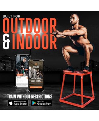 3-Piece Plyometric Platform Box Set With Anti-Skid Rubber Surface