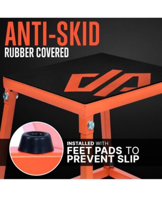 3-Piece Plyometric Platform Box Set With Anti-Skid Rubber Surface