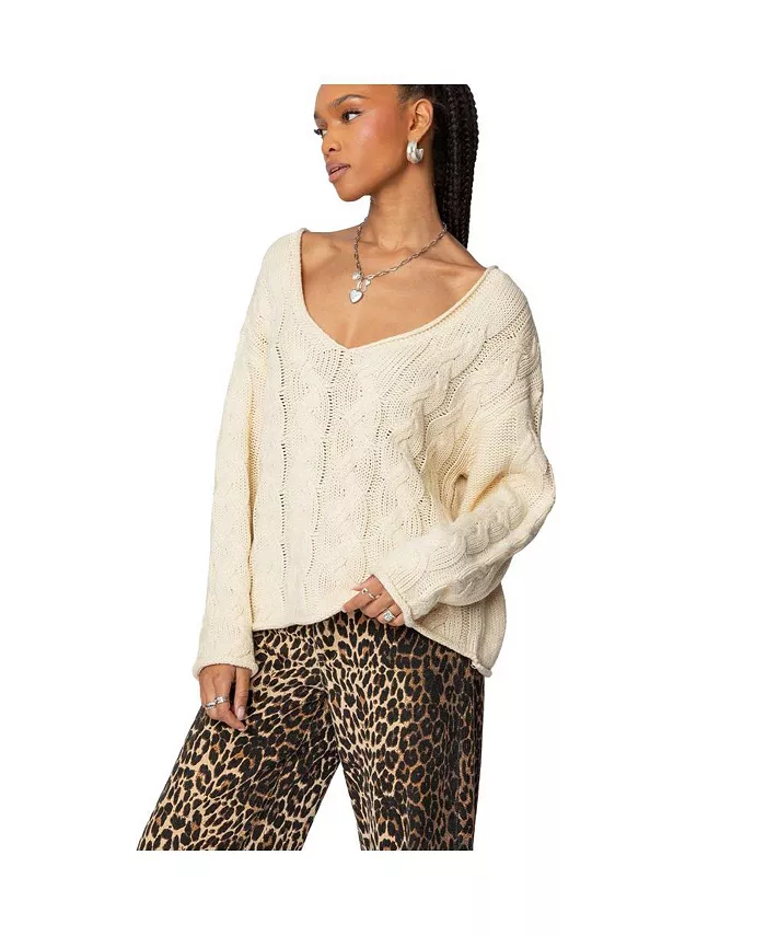 Women's Inga Oversized Cable Knit Sweater