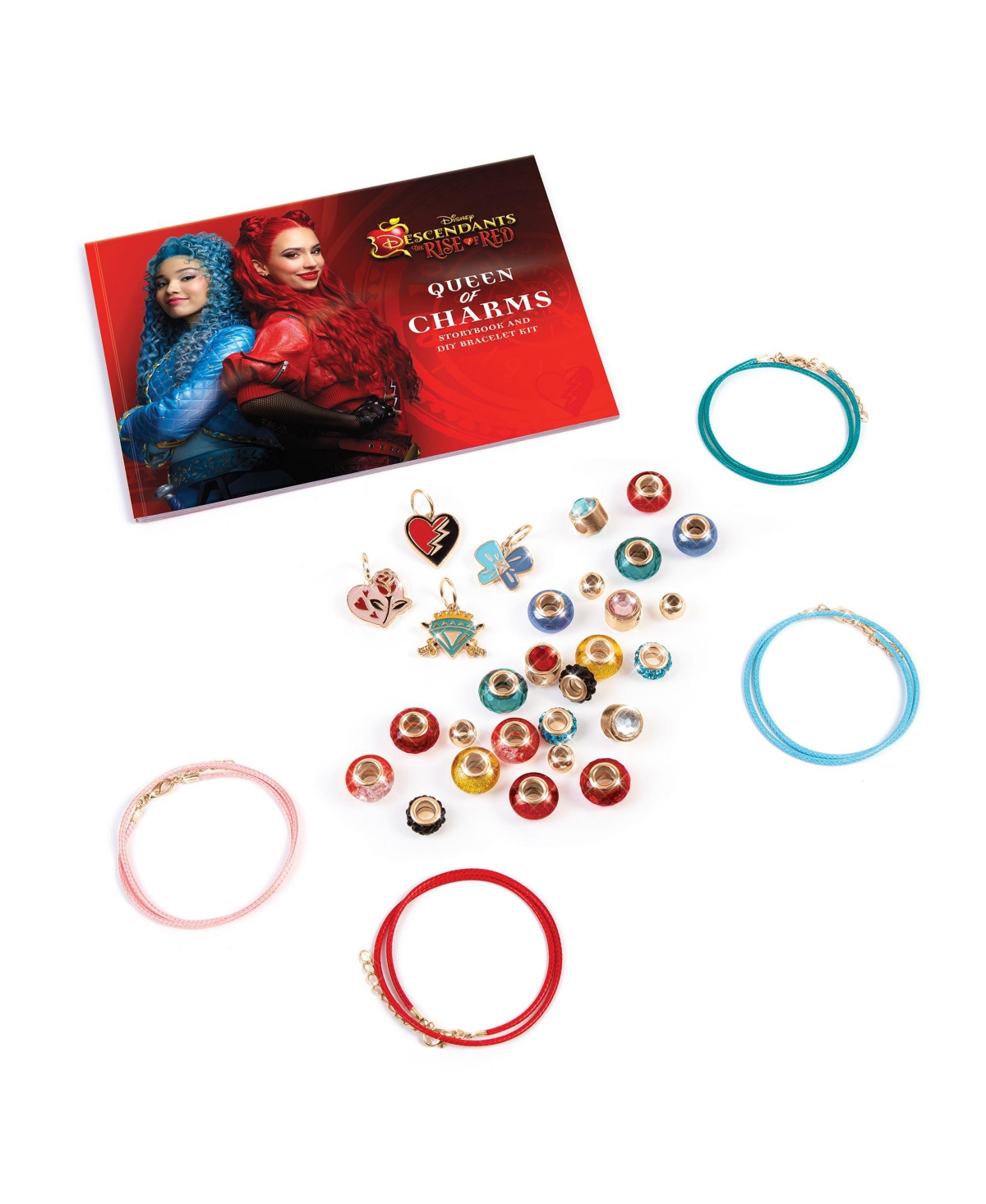Make It Real Descendants 4 Queen Of Charms Storybook And Diy Bracelet Kit In Multi