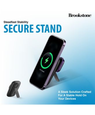 5,000mAh Capcity Magsafe Power Bank with Apple Watch Charger and Kickstand