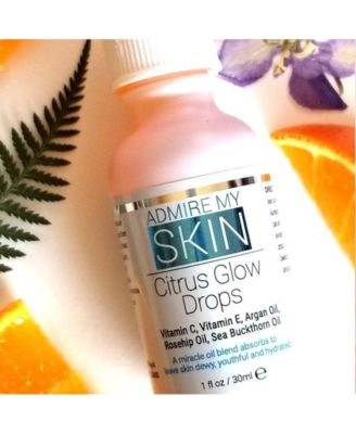 Vitamin C Oil Citrus Glow Drops with Vitamin E Oil & Argan Oil