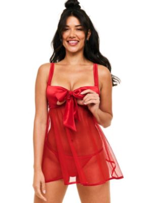 Women's Bessima Babydoll & G-String Set Lingerie