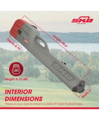 Cases Lightweight Hard Plastic Roto Sunday Golf Club Airline Travel Case