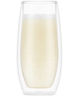 SKAL Double-Walled Champagne Glasses, Set of 2