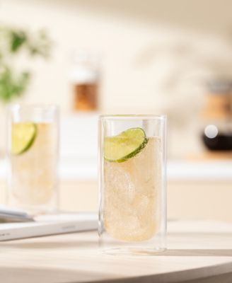 SKAL Double-Walled Gin Tonic/Highball Glasses, Set of 2