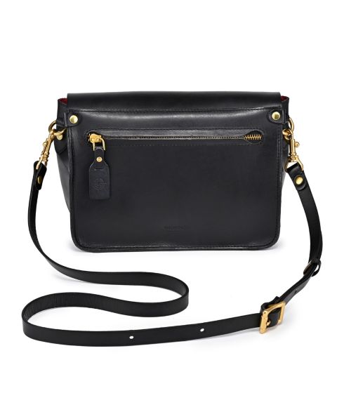 Женская сумка OLD TREND Isla Small Leather Crossbody, цвет: Чёрный