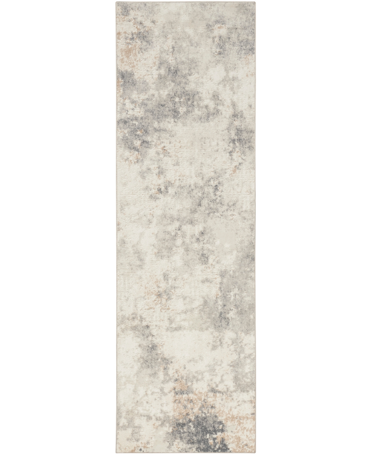 Calvin Klein Ck005 Enchanting Ech07 2'3"x7'3" Runner Area Rug In Ivory,gray