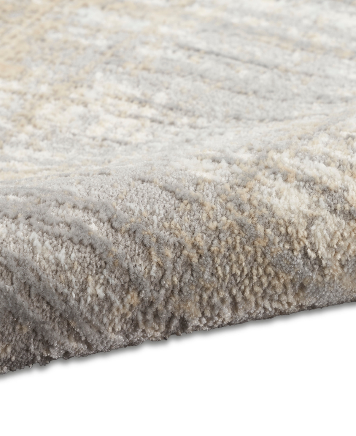 Calvin Klein Ck005 Enchanting Ech05 8'x10' Area Rug In Gray,ivory