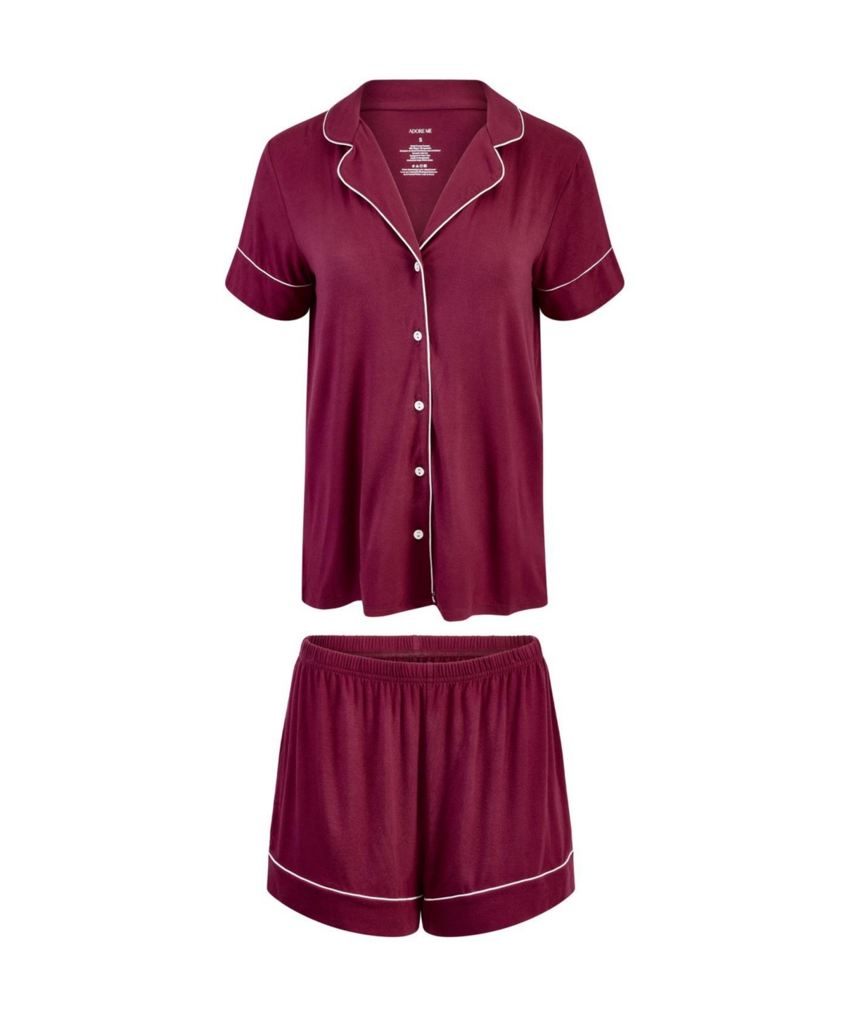 Adore Me Plus Size Jayne Short Pajama Set