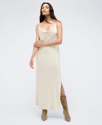 Kenneth Cole Women's Satin Cowl-Neck Maxi Slip Dress - Macy's