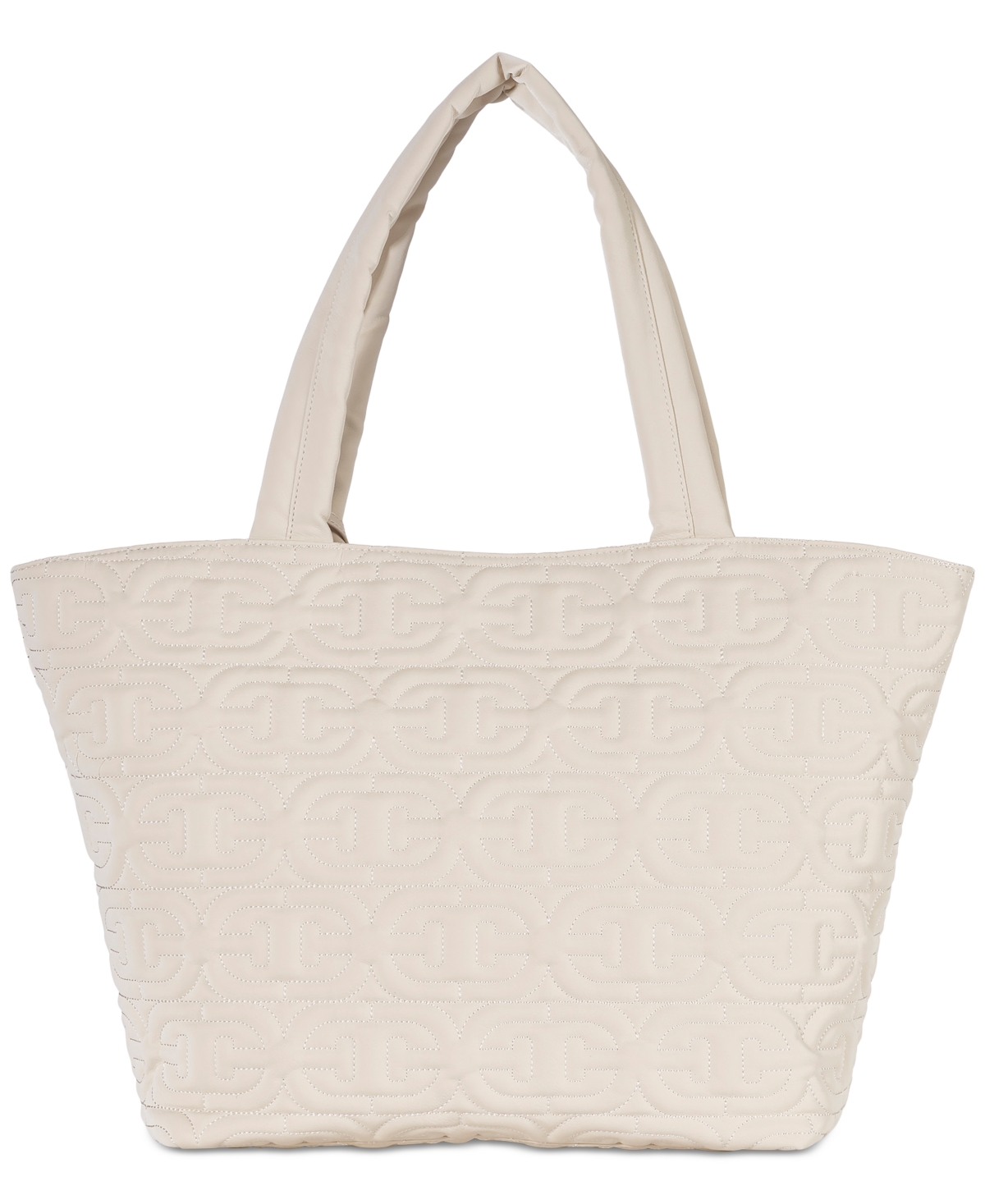 Shop Sam Edelman Ethyl Top Zip Medium East West Tote In Ivory