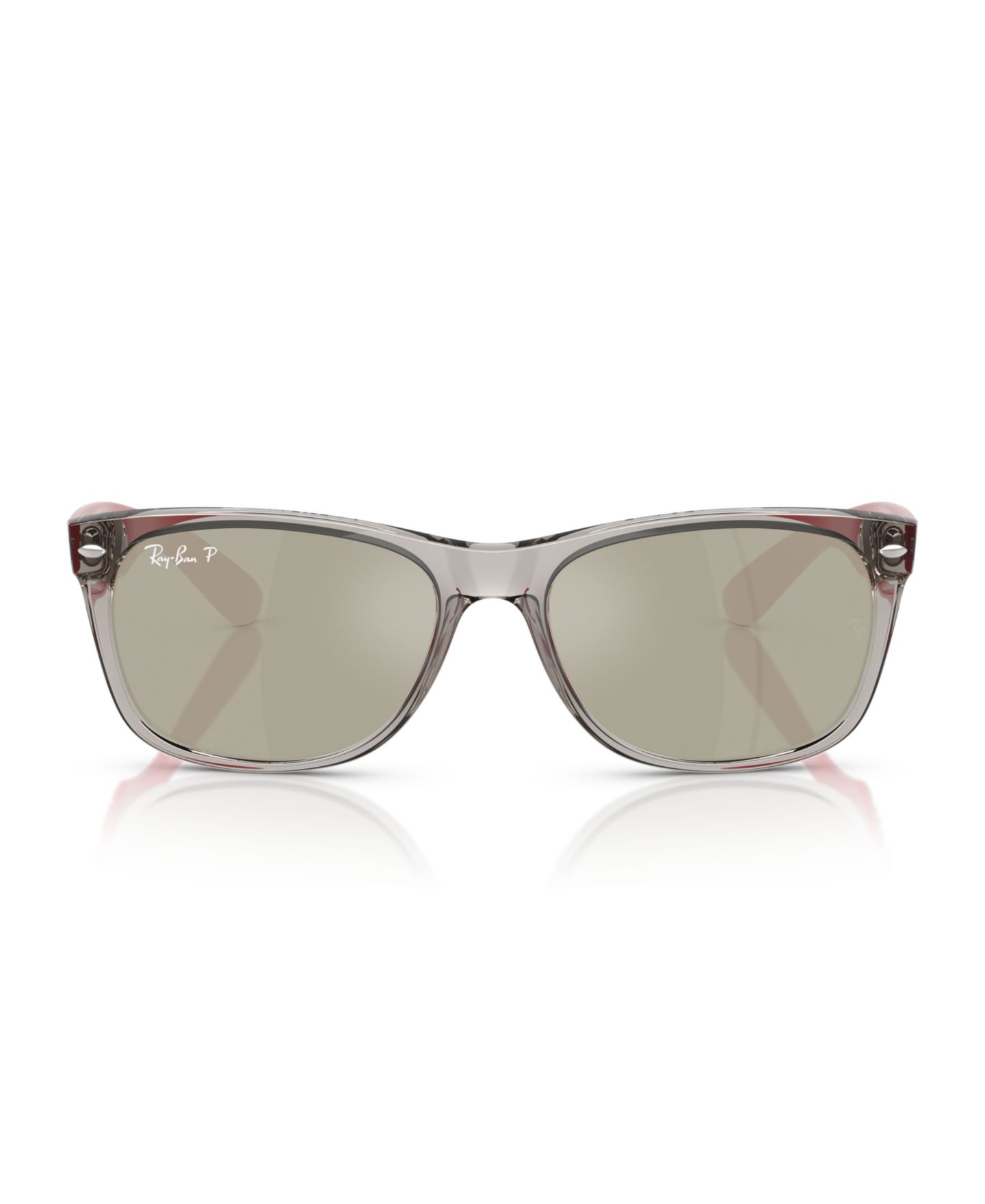 Солнцезащитные очки Ray-Ban Unisex Polarized Disney Sunglasses, New Wayfarer RB2132, цвет: Прозрачный серый — фото 2