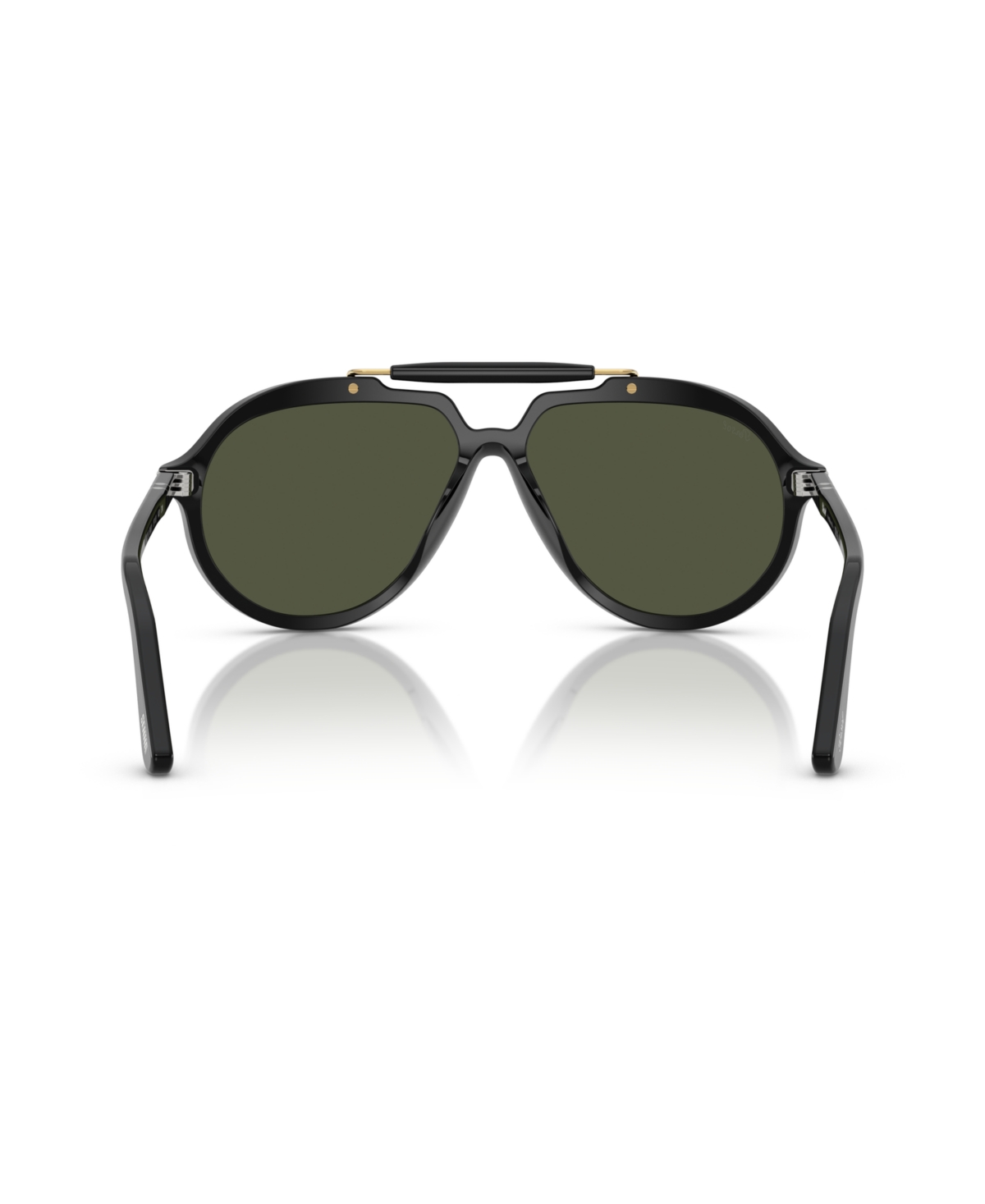 Persol Unisex Round Sunglasses, Po0202s In Black