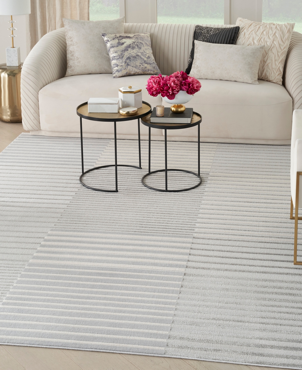 Inspire Me! Home Decor Brushstrokes BSK04 7'10