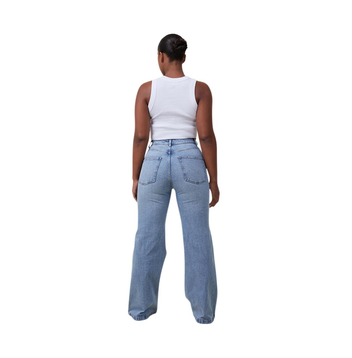 Cotton On Women's Curvy Stretch Wide Jean