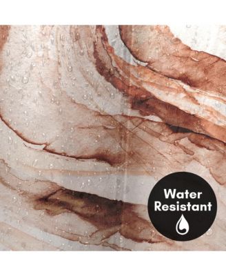 Abstract Shower Curtain Gulf by PI Creative Art