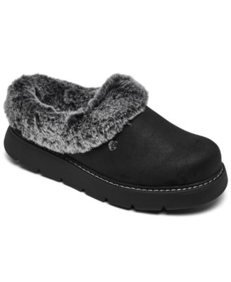 Skechers Women s BOBS Keepsakes Lite Cozy Blend Comfort Clog Slippers from Finish Line Macy s