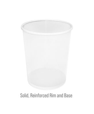 2-Pack 6-Gallon Round Mesh Wastebasket Recycling Bin