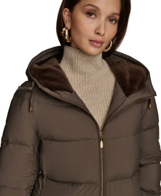 Women's Hooded Down Puffer Coat