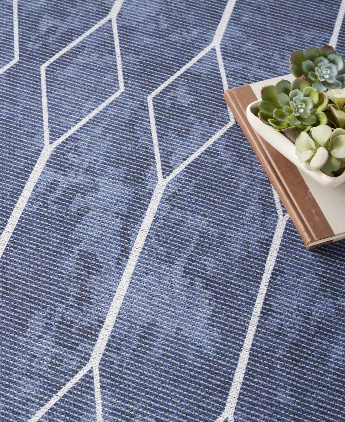 Nicole Curtis Machine Washable Series 1 Sr107 7'10''x9'10'' Area Rug In Navy